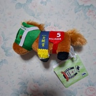 日本賽馬 馬仔 無聲鈴鹿 9cm 景品 掛飾公仔