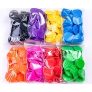 20pcs/pack playing token board game 25mm round coin