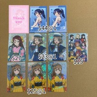 Lovelive! Lovelive!Sunshine!! μ's 園田海未 泳裝仿拍立得小卡 Aqours 櫻內梨子 渡邊曜 國木田花丸 沼津納稅kuji閃卡