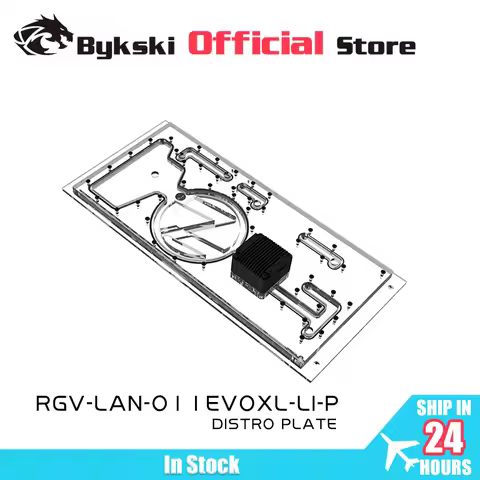 Bykski Distro Plate for LIAN LI O11 EVOXL-LI Computer Case Water Cooling Block Support DDC Pump,RGV-