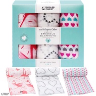 Muslin Baby Swaddle Blanket - 100% Cotton Organic Towel Wrap - Stroller Nursing Cover Nap Burp Cloth