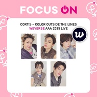 CORTIS AAA 2025 LIVE WEVERSE COLOR OUTSIDE THE LINES PHOTOCARD