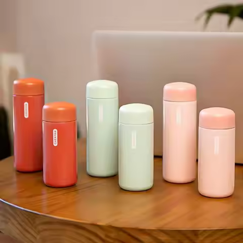 150ml/200ml Stainless Steel Thermos Cup Double layer Insulated Pocket Thermos Cup Vacuum Flask Small