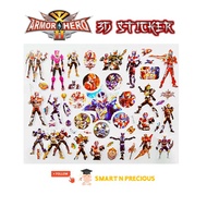 Armor Hero 3D Stickers (Armor Hero XT 铠甲勇士刑天, High Quality, Large Set)