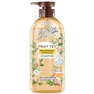 [Hot Deal] Free delivery จัดส่งฟรี Benice Shower Gel Fruit Tea White Strawberry and White Tea 450ml. Cash on delivery เก็บเงินปลายทาง