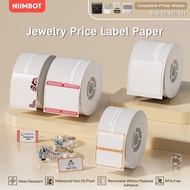 NIIMBOT B21/B1/B31 Thermal Jewelry Label Paper Waterproof, Oil - Proof Jewelry Bracelet Price Tag