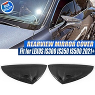 FOR LEXUS IS300 IS350 IS500 M STYLE REAL CARBON FIBER MIRROR COVER CAP 2021-2025