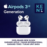 Terbaru Apple Airpods 3Rd Generation / Airpod Gen 3 Original Bnib