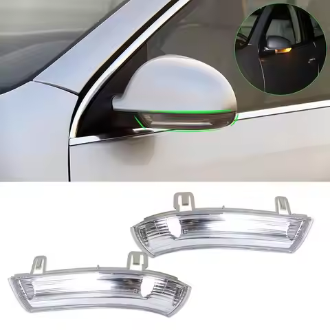 2x Turn Signal Light Left and Right Side 1K0 949 101 1K0 949 102 Mirror Indicator for Passat Spare P