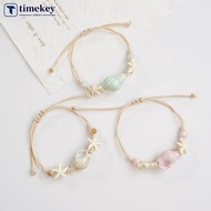 TME  Ocean Style Ceramic Resin Bracelet For Women Boho Wrap Charm Friendship Bracelet Trendy Daily J