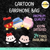 Earphone Bag Earpods Pouch Storage Bag Coin Purse Cartoon Disney Cute Small Bag Fluff Bag