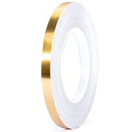 Gold Duct Tape, Metallic Mylar Film Tape, 10mm X 164 Ft. Vinyl Pinstripe Tape for Detailing Accent W