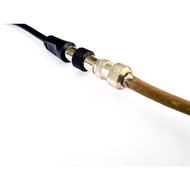 "(1m) TV Aerial Cable - TV Aerial Lead/Shielded Coaxial Cable - Fly Lead (3m,  Black) "