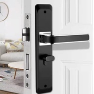 Lock Body Combination Lock Lock Body Bedroom Lock Bathroom Lock Glass Door Lock Black Indoor Door Lock Bedroom Door Lock Universal Silent Handle Room Door Handle Lock Household Split Door Lock