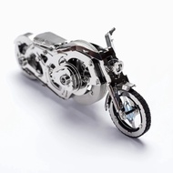 Time4Machine｜高階金屬動力模型 - 亮鉻飛輪摩托車 Chrome Rider