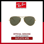 (24H Ship) NEW Ray-Ban Aviator Large Metal - RB3025 001/58 -Sunglasses