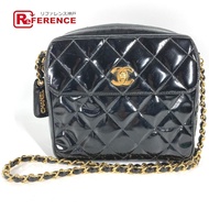 CHANEL 3848384 復古 Turnlock CC 標誌 Coco Mark 絎縫馬特拉塞布單肩包