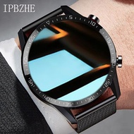 Smartwatch สมาร์ทวอท สมาร์ทนาฬิกาผู้ชาย Android กีฬา ECG บลูทูธสมาร์ทนาฬิกาผู้ชาย2021 Reloj Inteligente Smartwatch สำหรับ IOS Huawei Iphone Smartwatch สมาร์ทวอท Black Leather