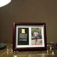 Medal Frame Marathon Medal Storage Display Frame Wall Hanging Medal Medal Balance Car Display Gold M