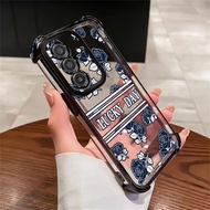 Case For Samsung A17 M17 F17 F36 M36 5G Phone Flower Transparent Silicone Protective Cover