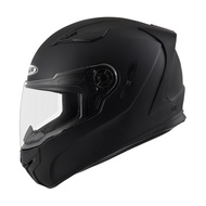 ZEUS ZS 813 MATT BLACK FULL FACE DOUBLE VISOR