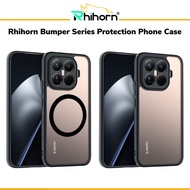 Rhihorn Bumper Magnetic Case for Xiaomi 17T | 17T Pro | 15T | 15T Pro Protective Cover Casing