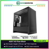 NZXT H3 Flow Black Micro-ATX Airflow Case