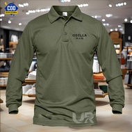 POLO Shirt KAOS POLO LENGAN PANJANG PRIA / WANITA POLO Osella man Logo Hitam // Kaos Kerah Polo Shir