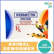 ✼ ❋ Ivicide Ivermectin (100 Capsules) for Dogs and Chickens