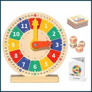 Learning Clock for Kids Telling Time Interactive Educational Toys Preschool Practice Clock for Kids 