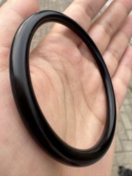 和田玉 墨玉 57圈口 叮噹鐲 疊戴神器