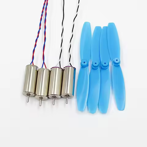 4pcs 8.5mm*20mm 8520 CW CCW Mini 3.7V Coreless Motor Engine Blade Propeller DIY QX80 QX95 QX110 FPV 