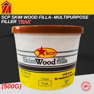 SCP Wood Filler Skim Wood Filler 500g Teak / Neutral