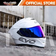 EVO HELMET Gt-Pro MONO FULL FACE DUAL VISOR WITH IRIDIUM LENS AND CLEAR