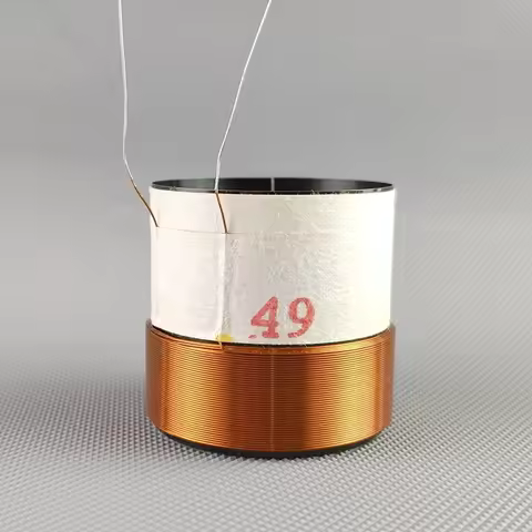 1pcs 49mm 4F 4ohm Bass Voice Coil for Rockford Fosgate R1 Subwoofer Bass Repair Parts