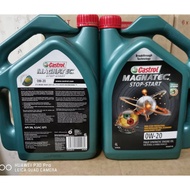 (100 % ORIGINAL) Castrol Magnatec Stop - Start 0W - 20 Fully Synthetic Engine Oil (4 LITRE)