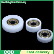 Ed Anti-abrasion Nylon Metal Ball Bearing Pulley Rollers 5Pcs Silent for Home Furniture Drawer Slidi