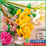 🔥Always Low Prices🔥Building Blocks Flower bouquet Sunflower Block Florist Jasmine Bouquet Building B