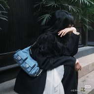 Prefered❤ new 25C Hobo Underarm Genuine Leather Fashion Chain Diamond Handbag Casual Denim Female Ba