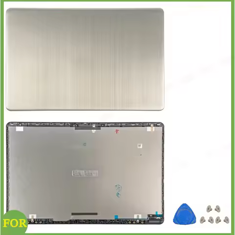 NEW Metal Case For ASUS VivoBook S510U A510 A510U X510 F510U S510 F510 LCD Back Cover Hinges Laptop 