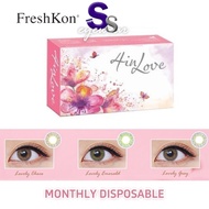 ( 2 PCS ) Freshkon 4 in Love Monthly Disposable Cosmetic Color Contact Lenses 2/3