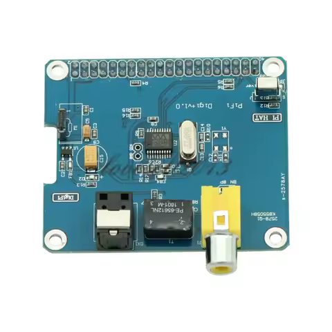 NEW PIHI HIFI Digi+ Digital Audio Sound Card I2S SPDIF Optical Fiber Expansion Board for Raspberry p