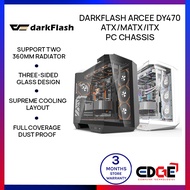 EDGE | DARKFLASH Arcee DY470 ATX/mATX/ITX PC Chassis
