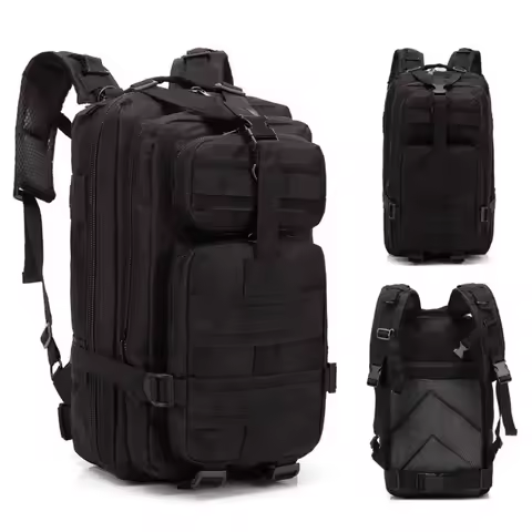 Outdoor 3P Tactical Backpack 30L First Aid Bag Sport Trekking Hiking Camping Hunting Knapsack Climbi