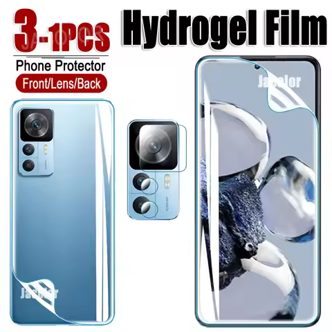 Hydrogel Film For Xiaomi 12T Pro 12 Lite 12s Ultra Screen Gel Protector/Back Cover Film/Lens Safety 