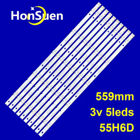 LED Backlight Strip 5 lamp for HISENSE 55'' TV EVERLIGHT LBM550M0501-LE-5 (0) 55H6D 55N5300 55DU6070