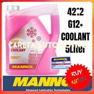 (MADE IN GERMANY) MANNOL MN4212 G12+ COOLANT Antifreeze 5L