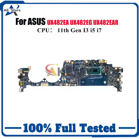UX482EA Laptop Motherboard For ASUS UX482E UX482EGR UX4100E UX482EA BX482E UX482EAR UX482EG BE482E M