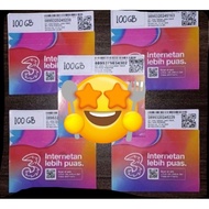 perdana tri 100GB  // nomer cantik tri // kuota murah