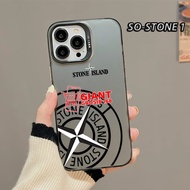 Case IMD Hologram Black Casing Stone Island for Huawei Pura 70 Ultra Huawei Nova 7 Huawei Nova 9 Hua